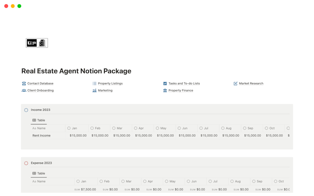 Real Estate Agent Package